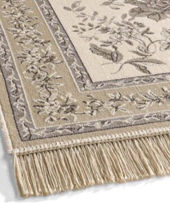 Tappeto orientale - Regal Flora beige - close up, thumbnail
