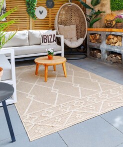 Tappeto Boho da balcone - Retreat Beige
