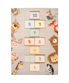 Tappeto bambini campana - Joy No.1 grigio - overzicht, thumbnail