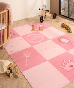Tappeto bambini gatto - Joy rosa - sfeer