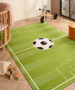 Tappeto bambini campo da calcio - Joy verde - sfeer