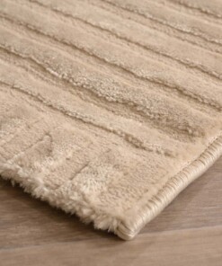 Tappeto scandinavo - Serene Vidda beige - close up, thumbnail