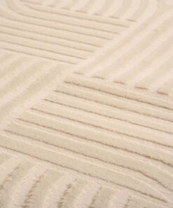 Tappeto scandinavo - Serene Vidda crema - close up, thumbnail