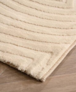 Tappeto scandinavo - Serene Myra crema - close up, thumbnail