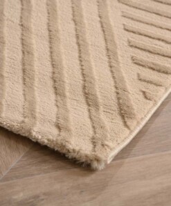Tappeto scandinavo - Serene Runa beige - close up, thumbnail