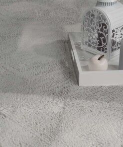 Tappeto pelo corto - Svea grigio - close up, thumbnail