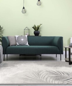 Tappeto pelo corto - Tropical Palms grigio - sfeer