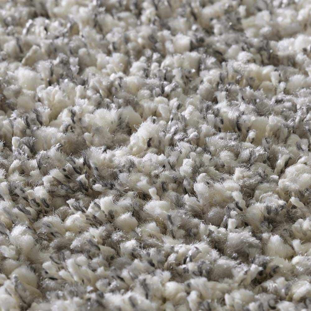 Passatoia pelo lungo - Shaggy Prime bianco/argento - close up Passatoia pelo lungo - Shaggy Prime bianco/argento - close up