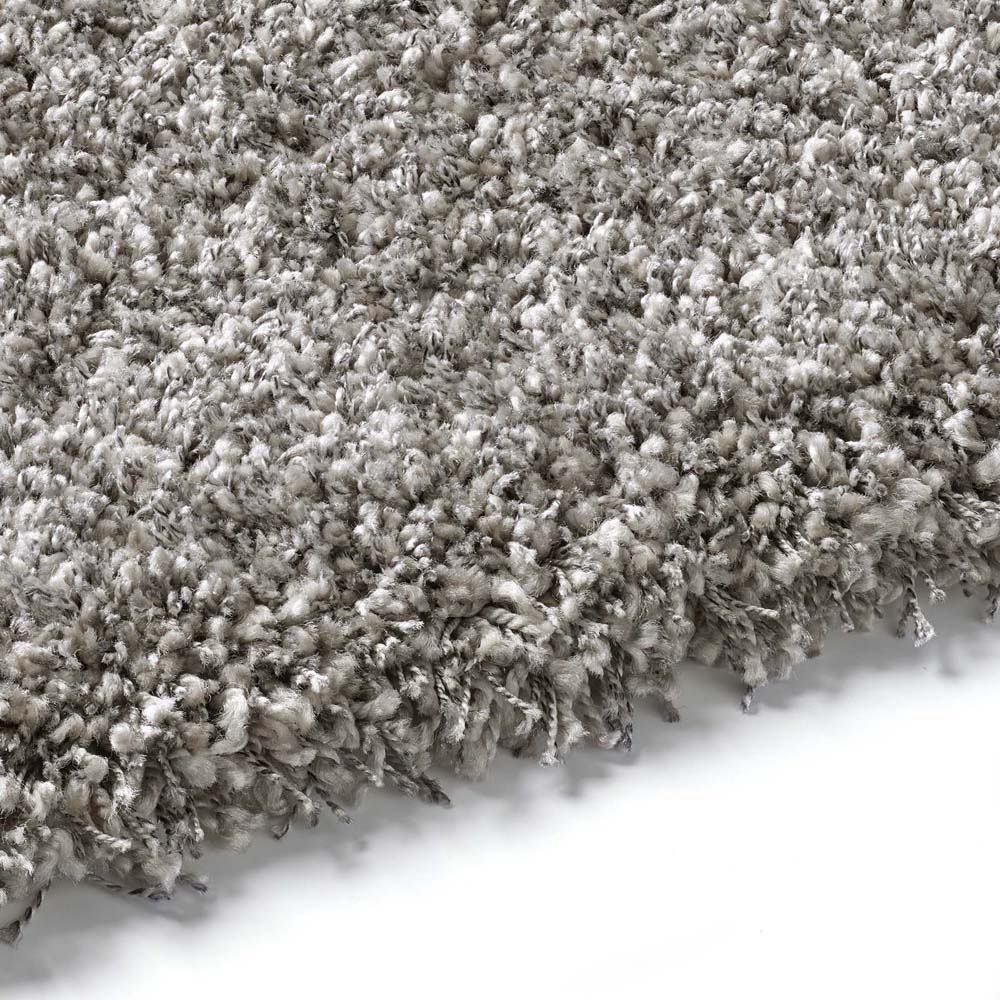 Tappeto pelo lungo - Shaggy Prime argento - close up Tappeto pelo lungo - Shaggy Prime argento - close up