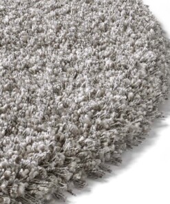 Tappeto rotondo pelo lungo - Shaggy Prime argento - close up, thumbnail Tappeto rotondo pelo lungo - Shaggy Prime argento - close up, thumbnail