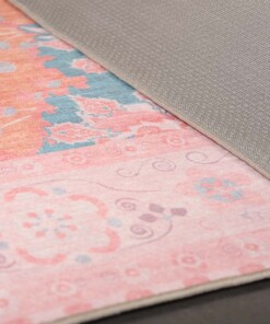 Tappeto da esterno vintage - Valenca Luna terra/rosa