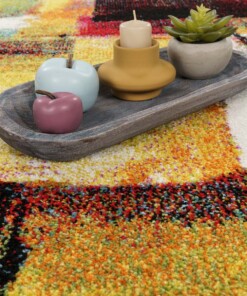 Tappeto moderno - Zayn multi - close up, thumbnail