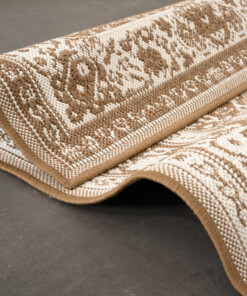 Tappeto da esterno Vintage - Flip Agnes Marrone chiaro - close up, thumbnail Tappeto da esterno Vintage - Flip Agnes Marrone chiaro - close up, thumbnail