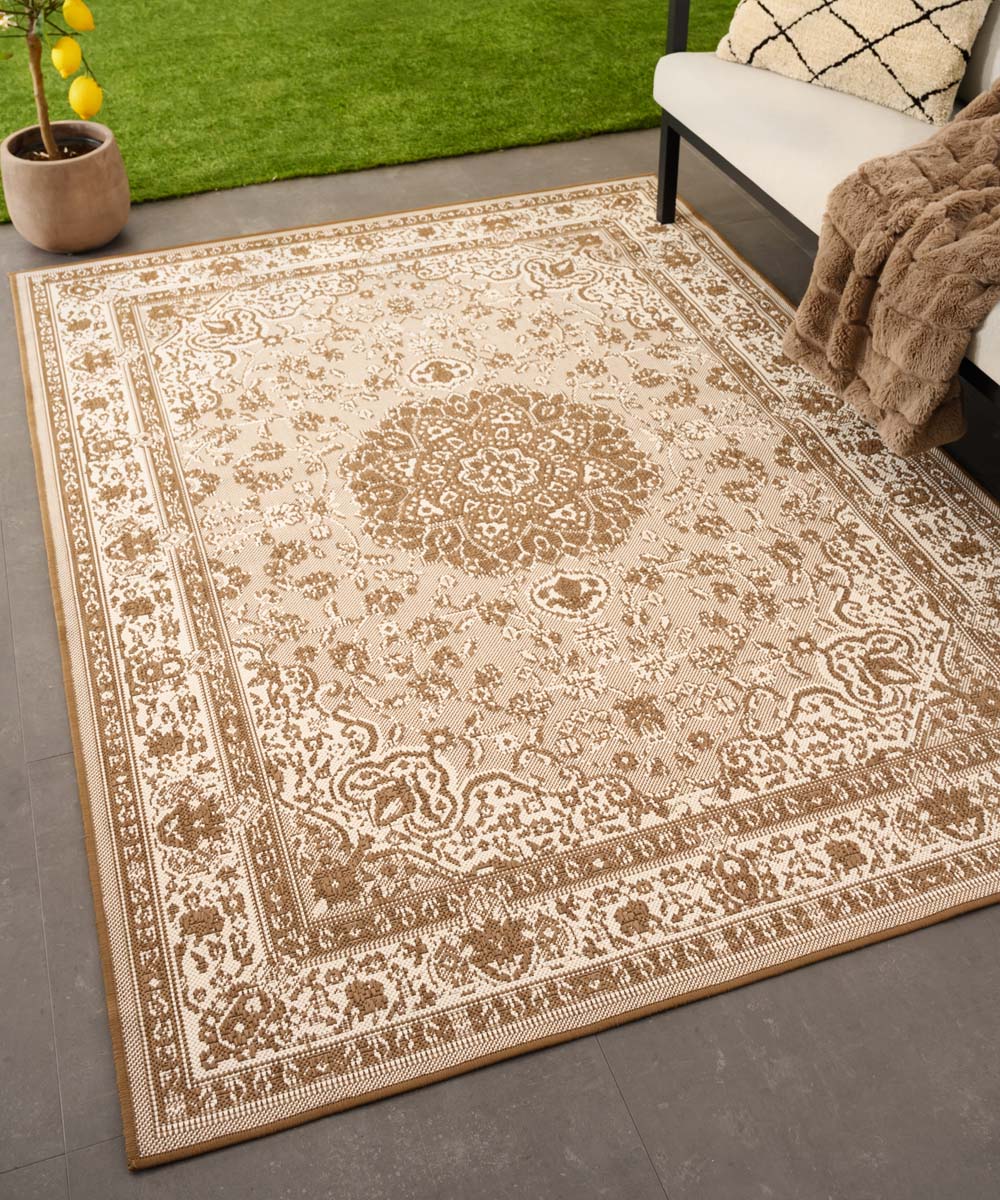 Tappeto da esterno Vintage - Flip Agnes Marrone chiaro Tappeto da esterno Vintage - Flip Agnes Marrone chiaro