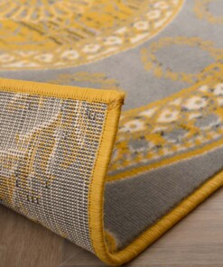 Tappeto patchwork - Ease Agatha Giallo senape