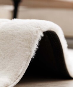 Tappeto rotondo morbido - Carvy Crema - close up