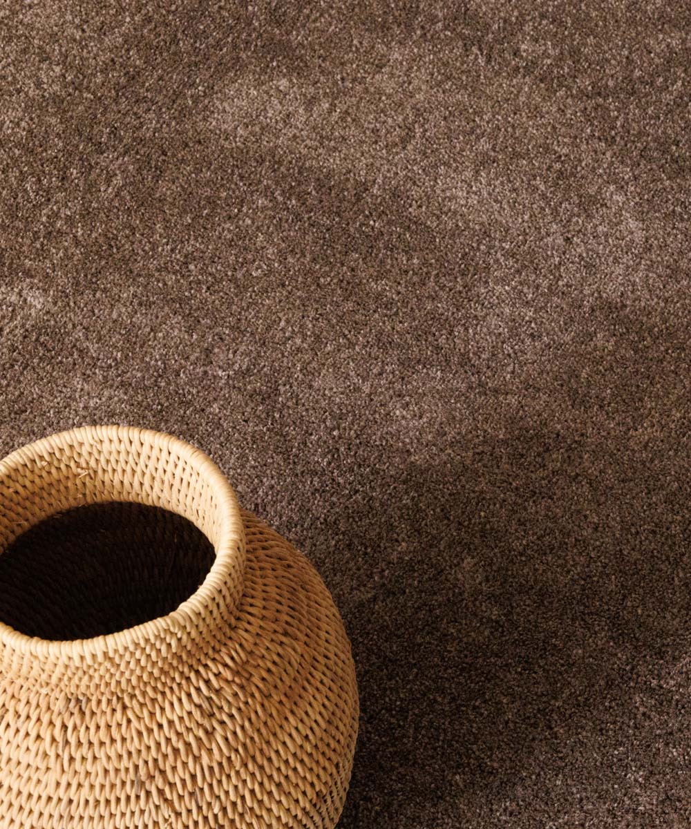 Tappeto rotondo a pelo raso Fine - Moka Tappeto rotondo a pelo raso Fine - Moka
