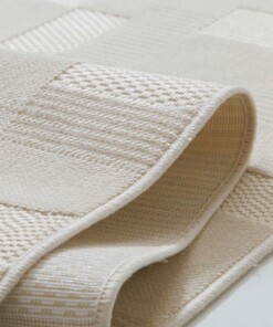 Tappeto da balcone - Elvora Curve crema - close up, thumbnail