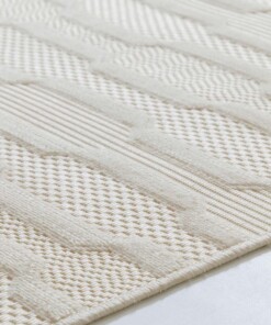 Tappeto da balcone - Elvora Flow crema - close up