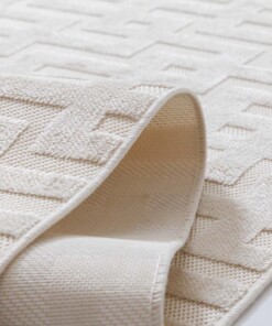 Tappeto da balcone - Elvora Grid crema - close up, thumbnail Tappeto da balcone - Elvora Grid crema - close up, thumbnail