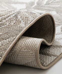 Tappeto da balcone - Mira Leaf beige - close up, thumbnail Tappeto da balcone - Mira Leaf beige - close up, thumbnail