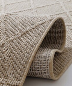 Tappeto Boho da esterno - Retreat Beige - close up