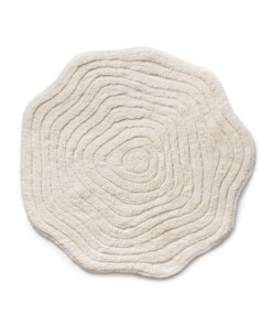 Tappeto rotondo in lana - Isdal avorio - overzicht