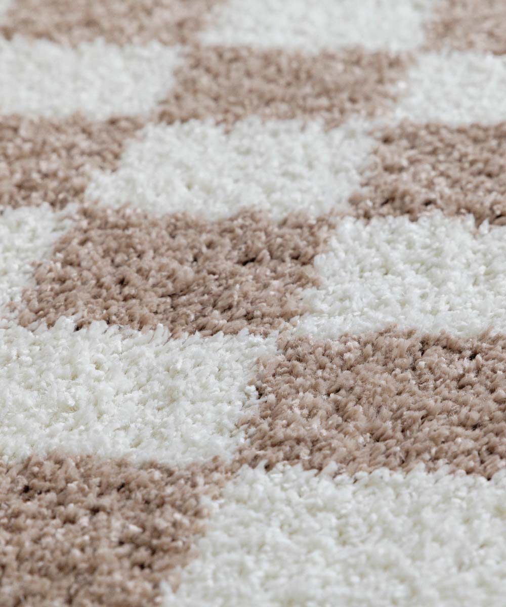 Passatoia a scacchiera - Check avorio/beige Passatoia a scacchiera - Check avorio/beige
