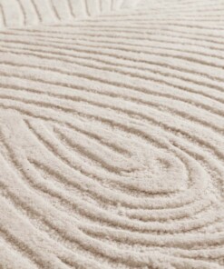 Tappeto rotondo design - Balans Tree avorio - close up, thumbnail