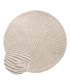 Tappeto rotondo design - Balans Tree avorio - overzicht