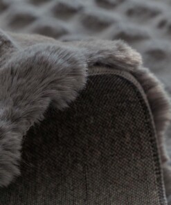 Tappeto soffice - Cloud Grigio - close up
