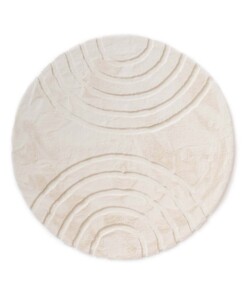 Tappeto rotondo morbido - Carvy Crema - overzicht