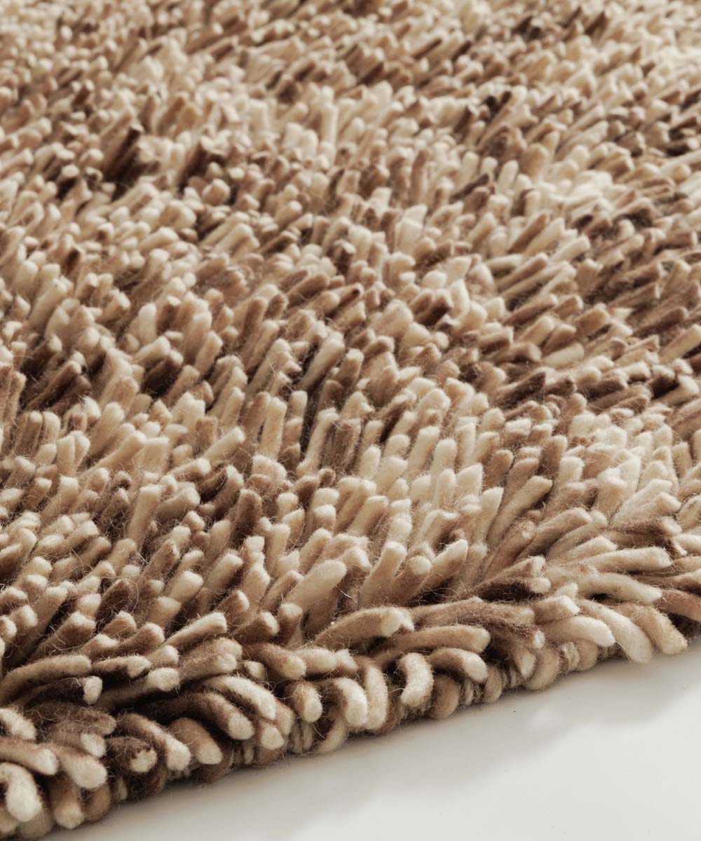 Tappeto in lana a pelo alto - Aurelia avorio/beige - close up Tappeto in lana a pelo alto - Aurelia avorio/beige - close up