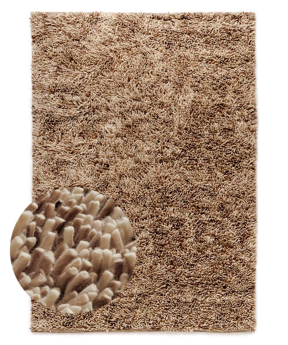 Tappeto in lana a pelo alto - Aurelia avorio/beige - overzicht Tappeto in lana a pelo alto - Aurelia avorio/beige - overzicht