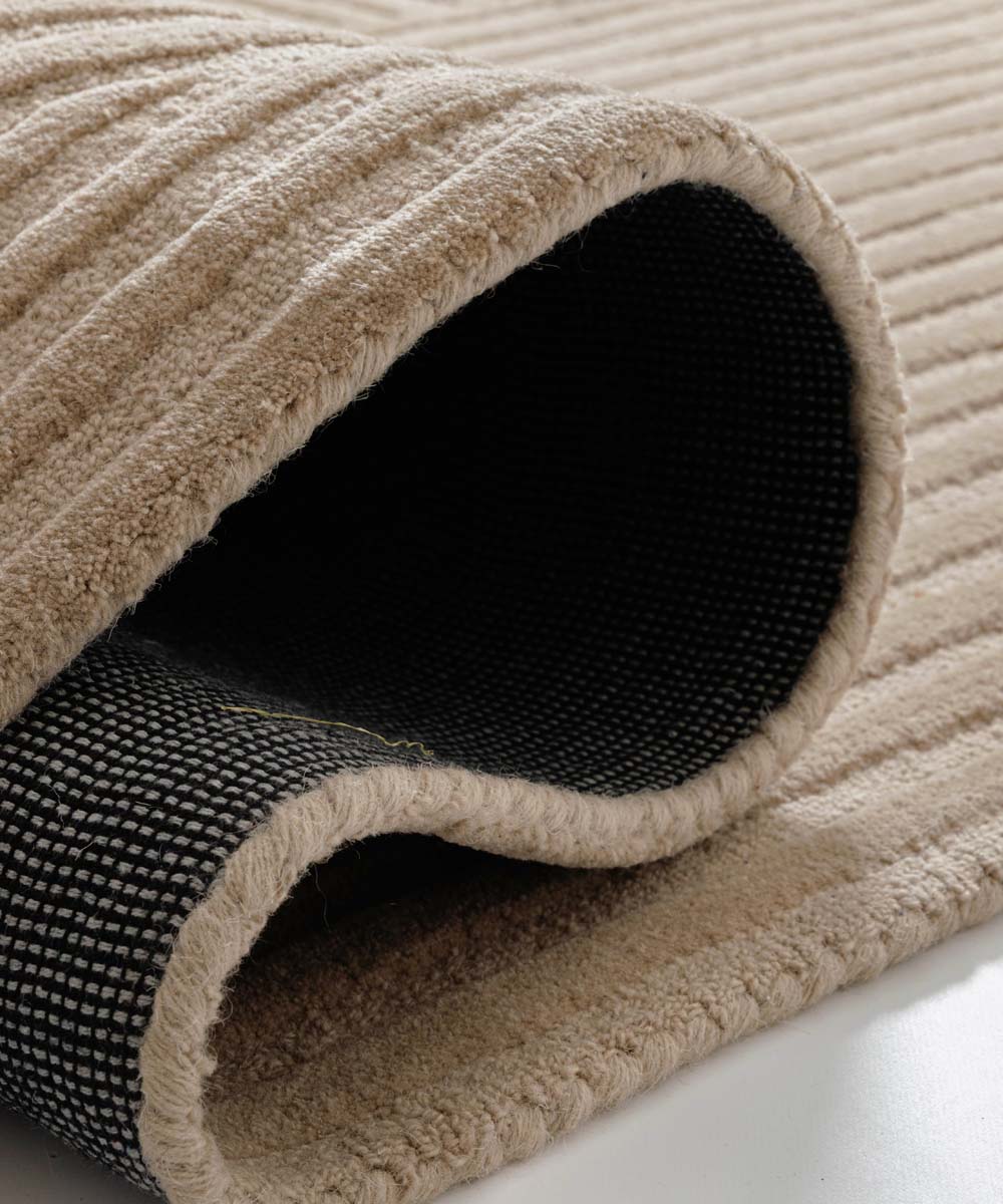 Tappeto Japandi - Balans beige - close up Tappeto Japandi - Balans beige - close up