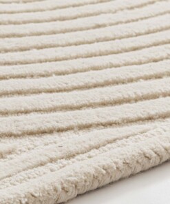 Tappeto Japandi - Balans avorio - close up, thumbnail