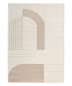 Tappeto scandinavo - Ridge Nari crema/beige - overzicht