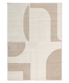 Tappeto scandinavo - Ridge Nevi crema/beige - overzicht, thumbnail