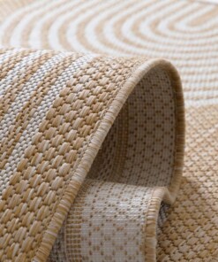 Tappeto balcone juta - Serenity beige/crema - close up, thumbnail