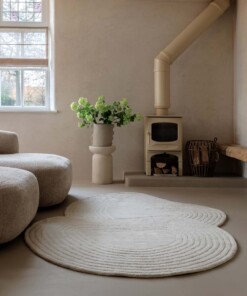 Tappeto design organico - Balans Flow avorio - sfeer