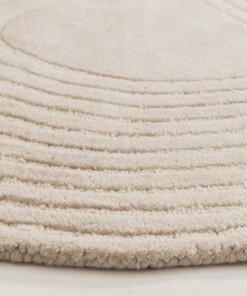 Tappeto design organico - Balans Flow avorio - close up, thumbnail Tappeto design organico - Balans Flow avorio - close up, thumbnail