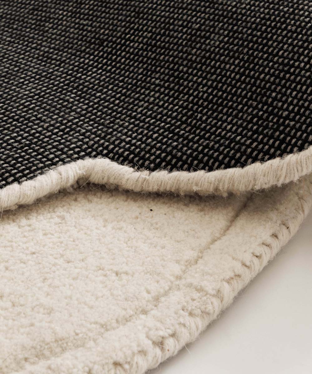 Tappeto design organico - Balans Stone avorio - close up Tappeto design organico - Balans Stone avorio - close up