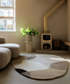 Tappeto in lana organico - Dune beige - sfeer