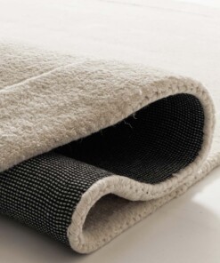 Tappeto in lana organica - Flyt avorio - close up, thumbnail