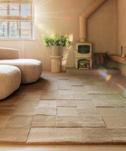 Tappeto retrò - Summit Check beige - sfeer