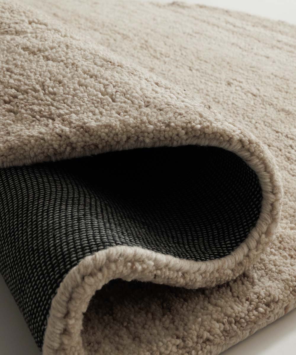 Tappeto rotondo berbero - Nomad beige - close up Tappeto rotondo berbero - Nomad beige - close up