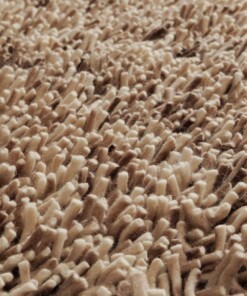 Tappeto rotondo in lana - Aurelia avorio/beige - close up, thumbnail