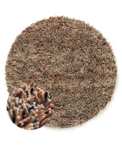 Tappeto rotondo in lana - Aurelia multicolore - overzicht