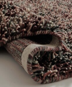 Tappeto rotondo in lana - Aurelia viola - close up, thumbnail Tappeto rotondo in lana - Aurelia viola - close up, thumbnail