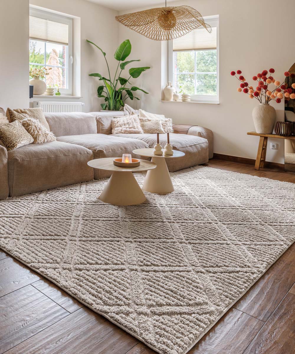 Tappeto stile scandinavo - Arc Gem Beige - sfeer Tappeto stile scandinavo - Arc Gem Beige - sfeer